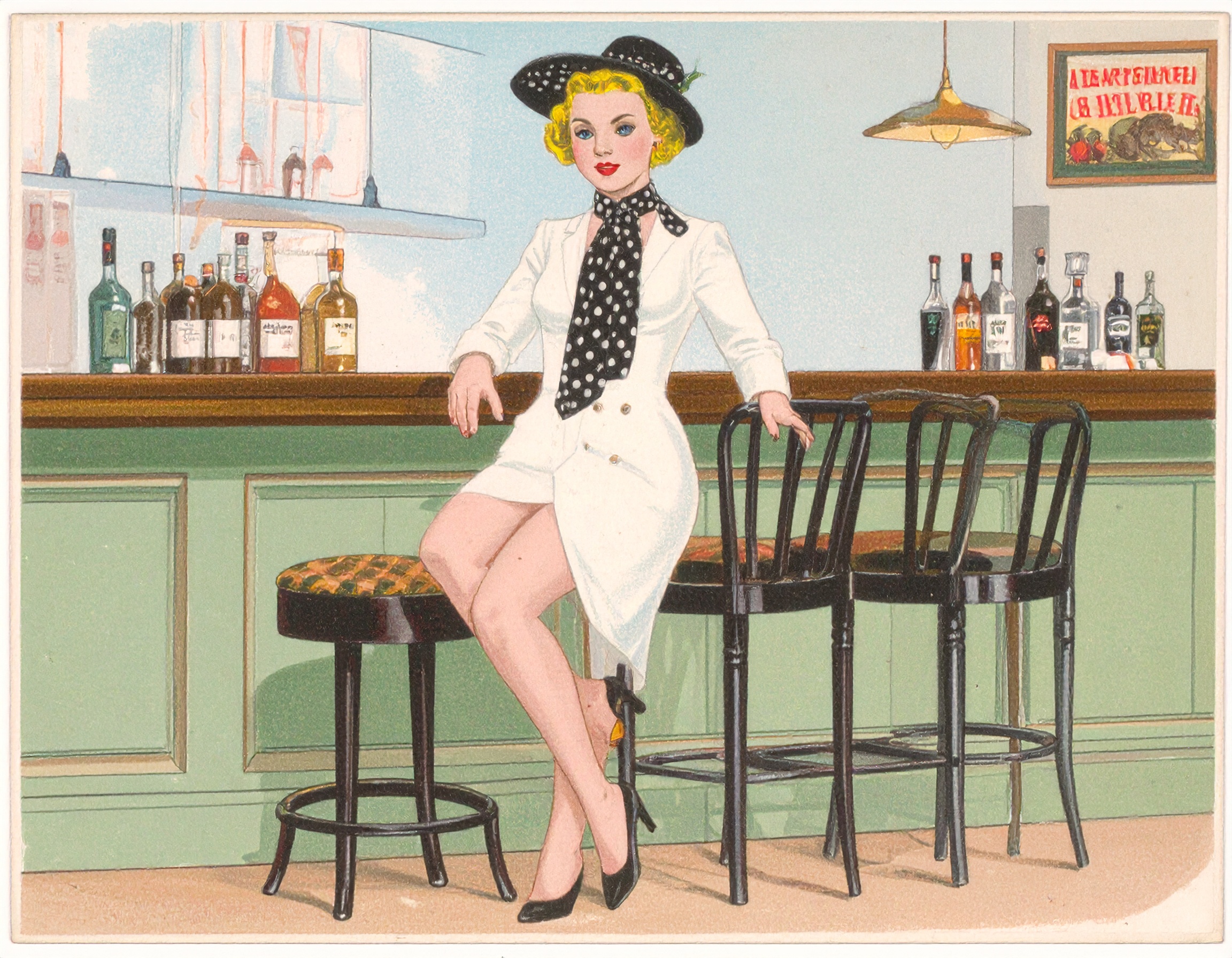 Blonde Beauty: A Portrait in Chandler’s Ink